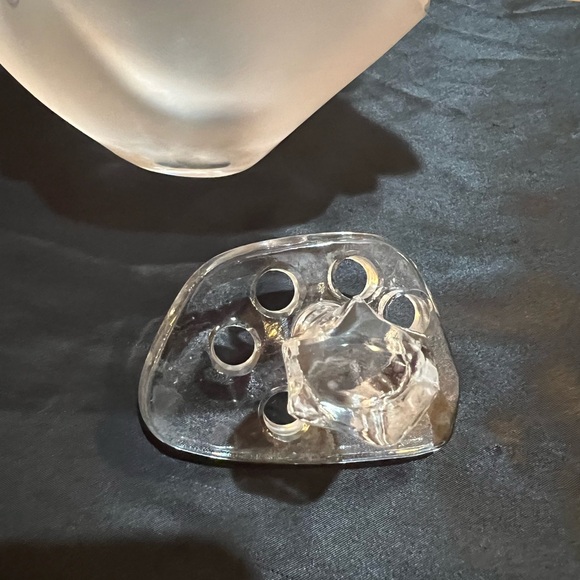 Lalique 🇫🇷Frosted Crystal 12258 Sylvie Doves Vase - Picture 7 of 11